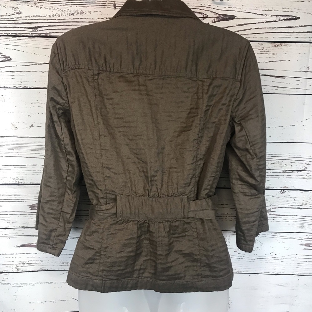 J. Jill Textured Belted Jacket Blazer XS - Picture 2 of 6